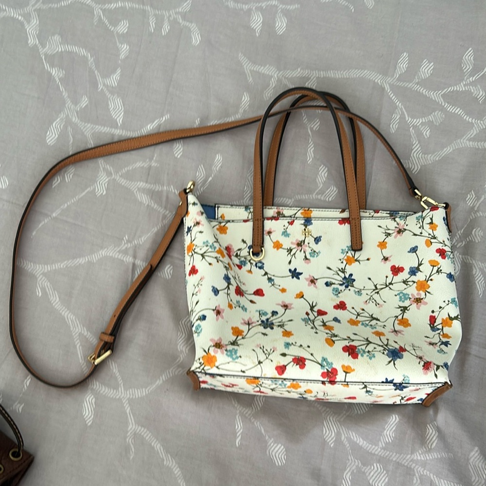 Tory Burch floral Herrington tote bag